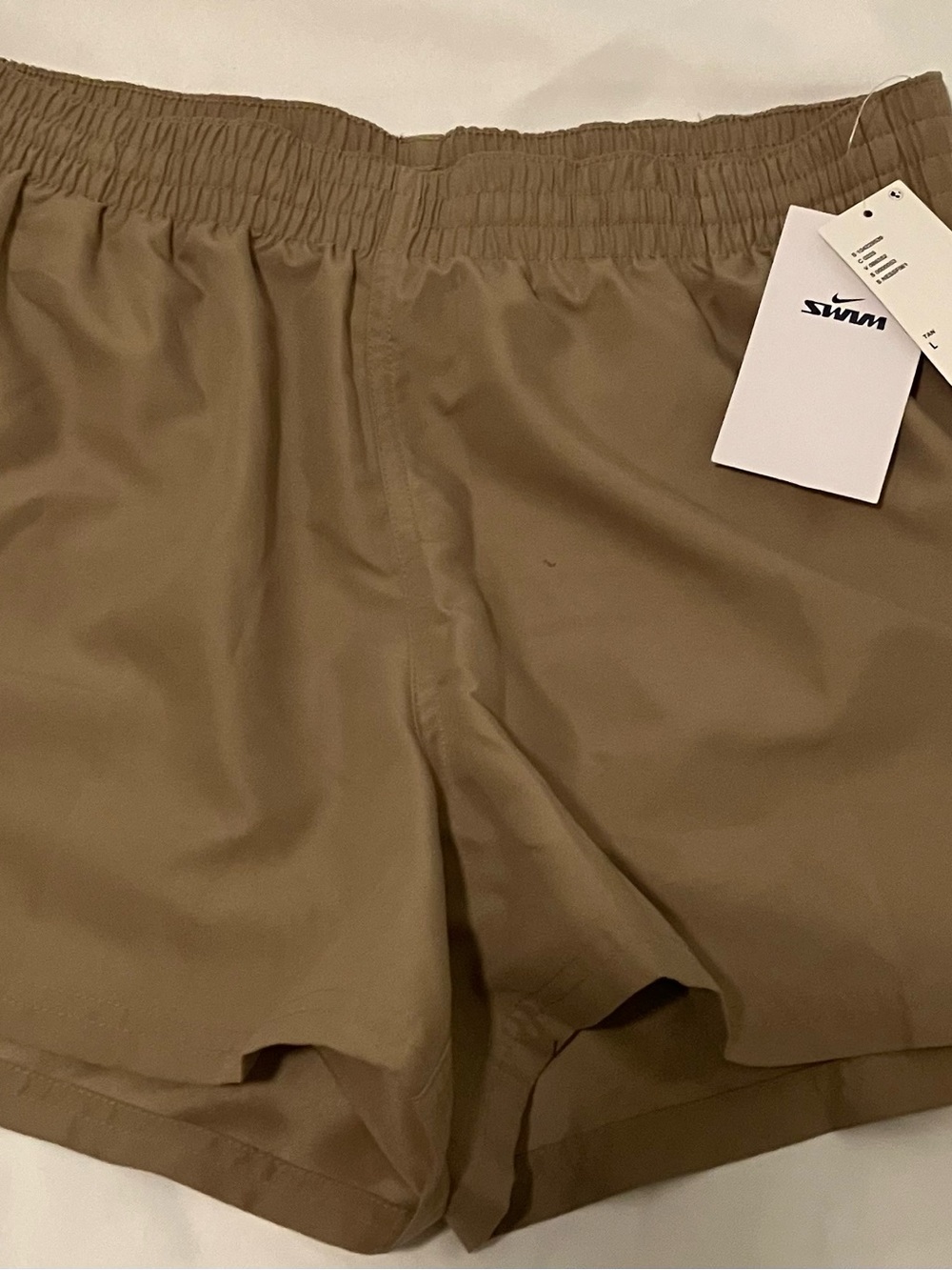 Nike Men's Athletic Swim Shorts in Khaki